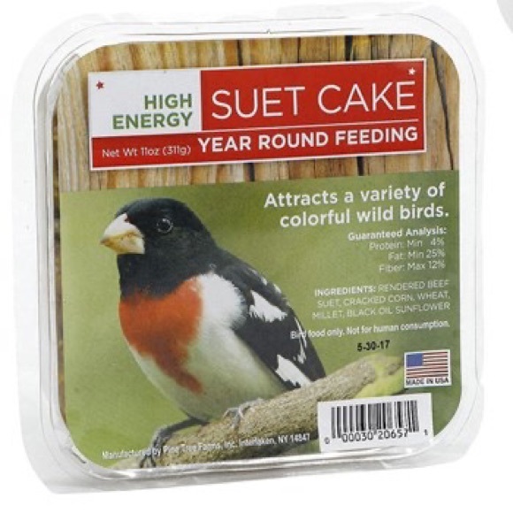 Bird High Energy Nomelt Suet Cake For Birds Poshmark